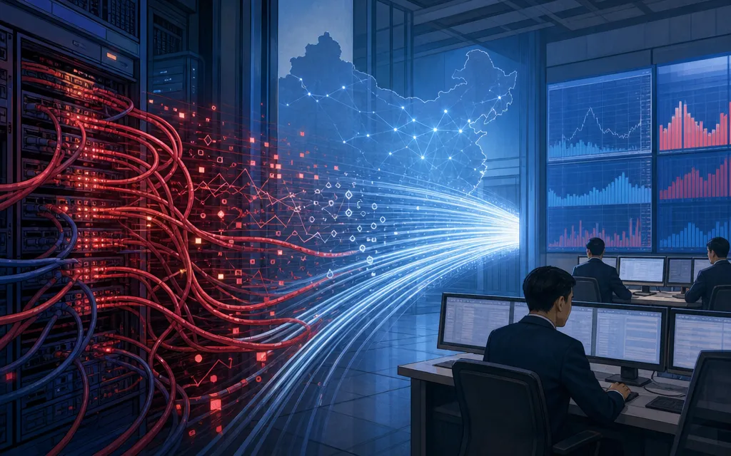 China Replaces Local Exchange Links With Wide-Area Access for Brokers