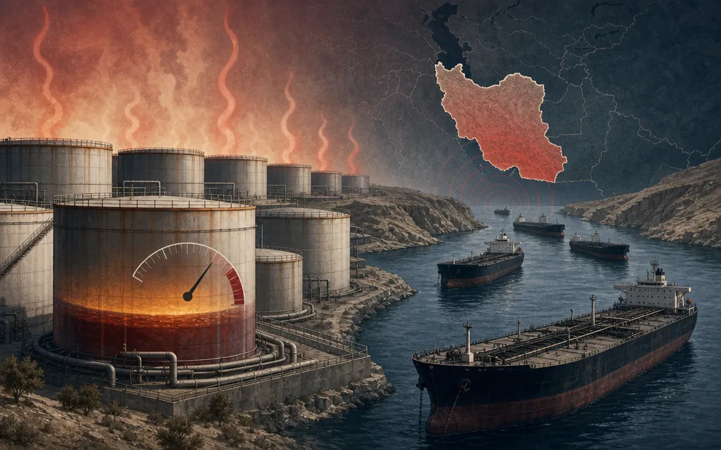Iran curbs crude production as export disruption intensifies storage pressure